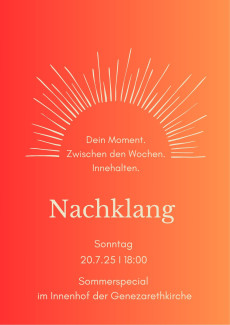 Nachklang Sommer